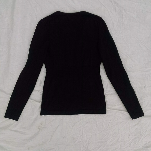 Black Loft cardigan w/ one button at waist size XS - Picture 5 of 8